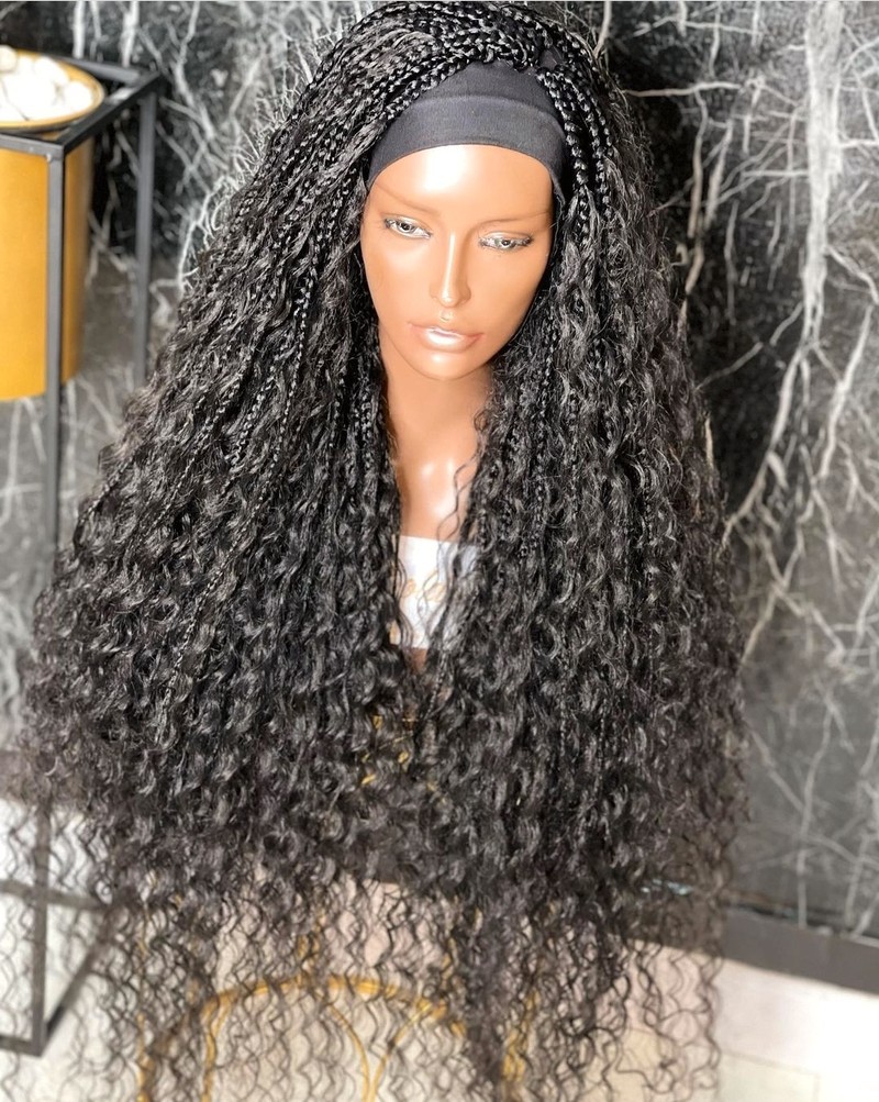 braided wig with headband