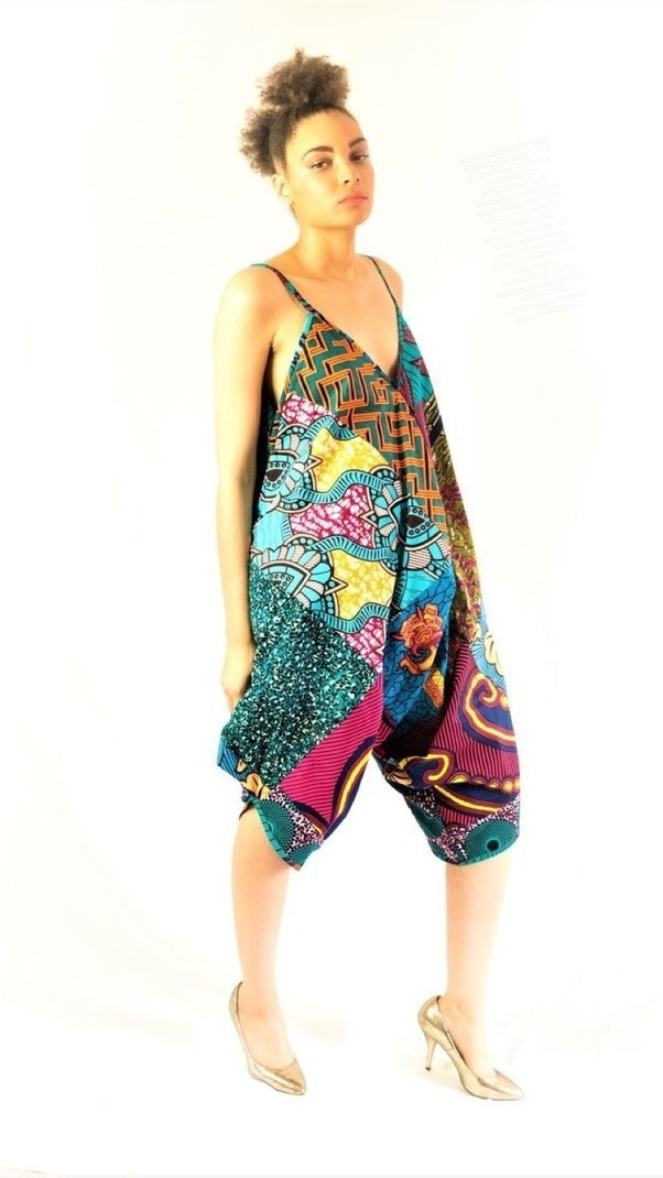 jumpsuit turquoise