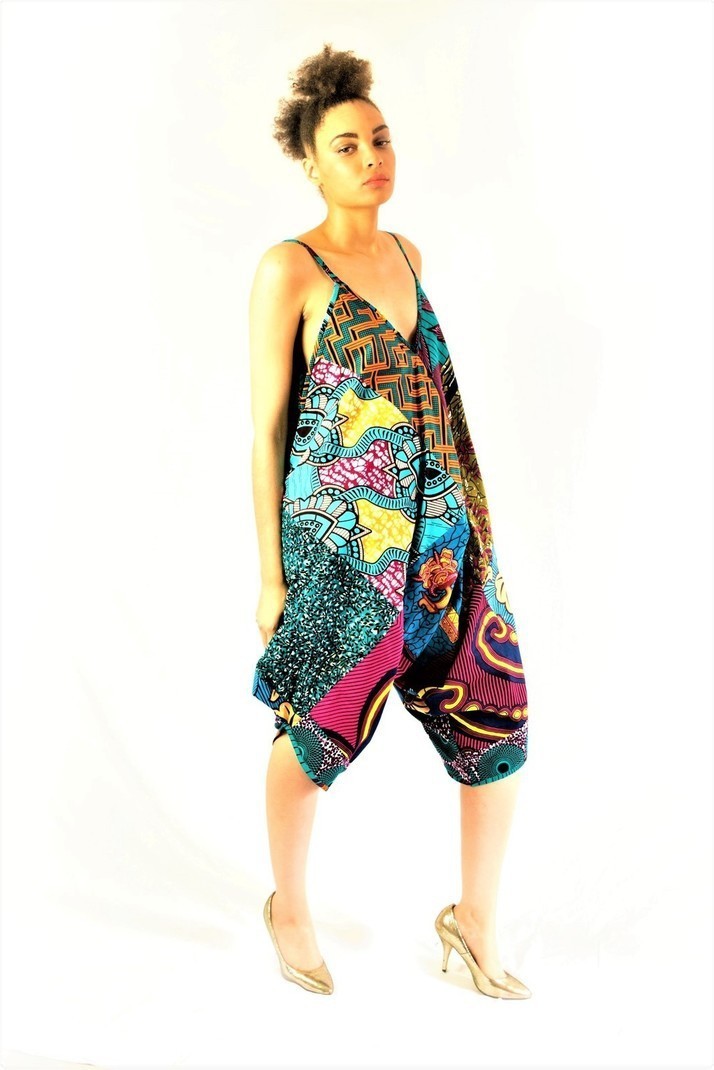 turquoise blue jumpsuit