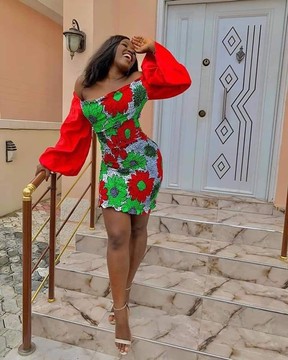 plain and pattern gown styles