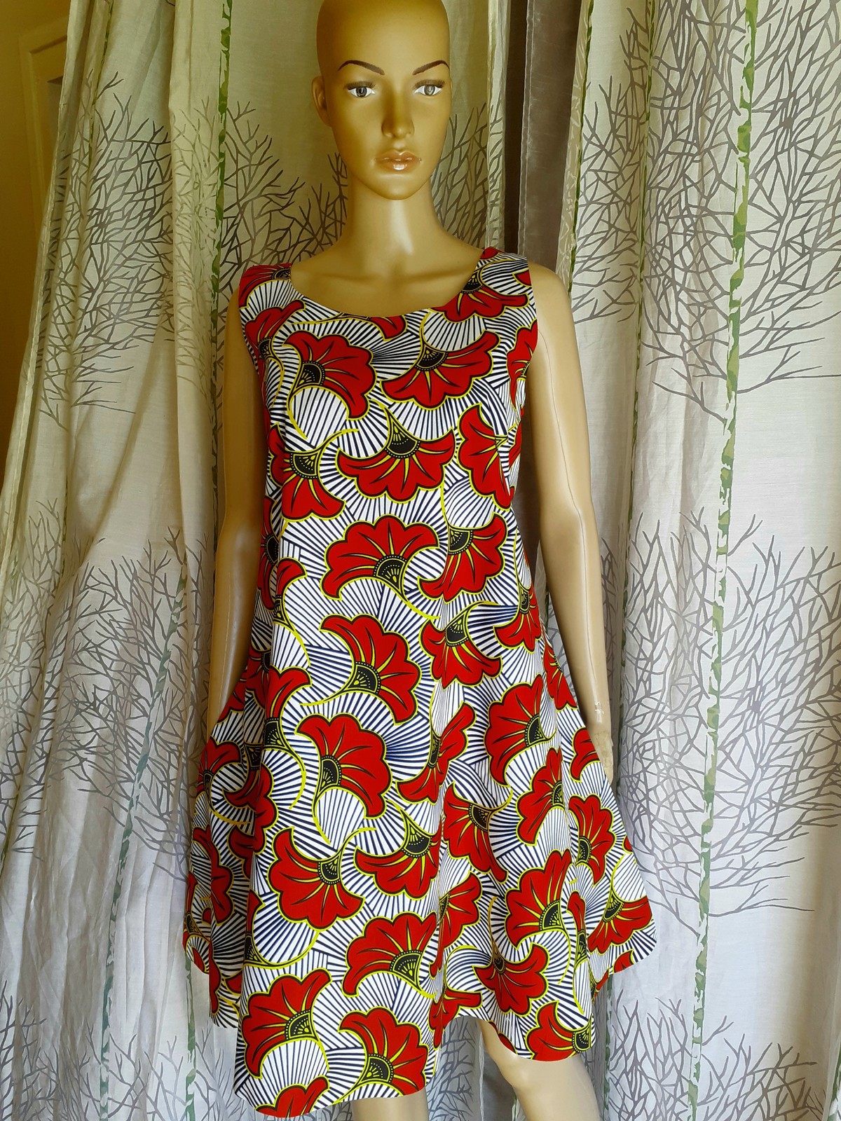 ankara circle gown