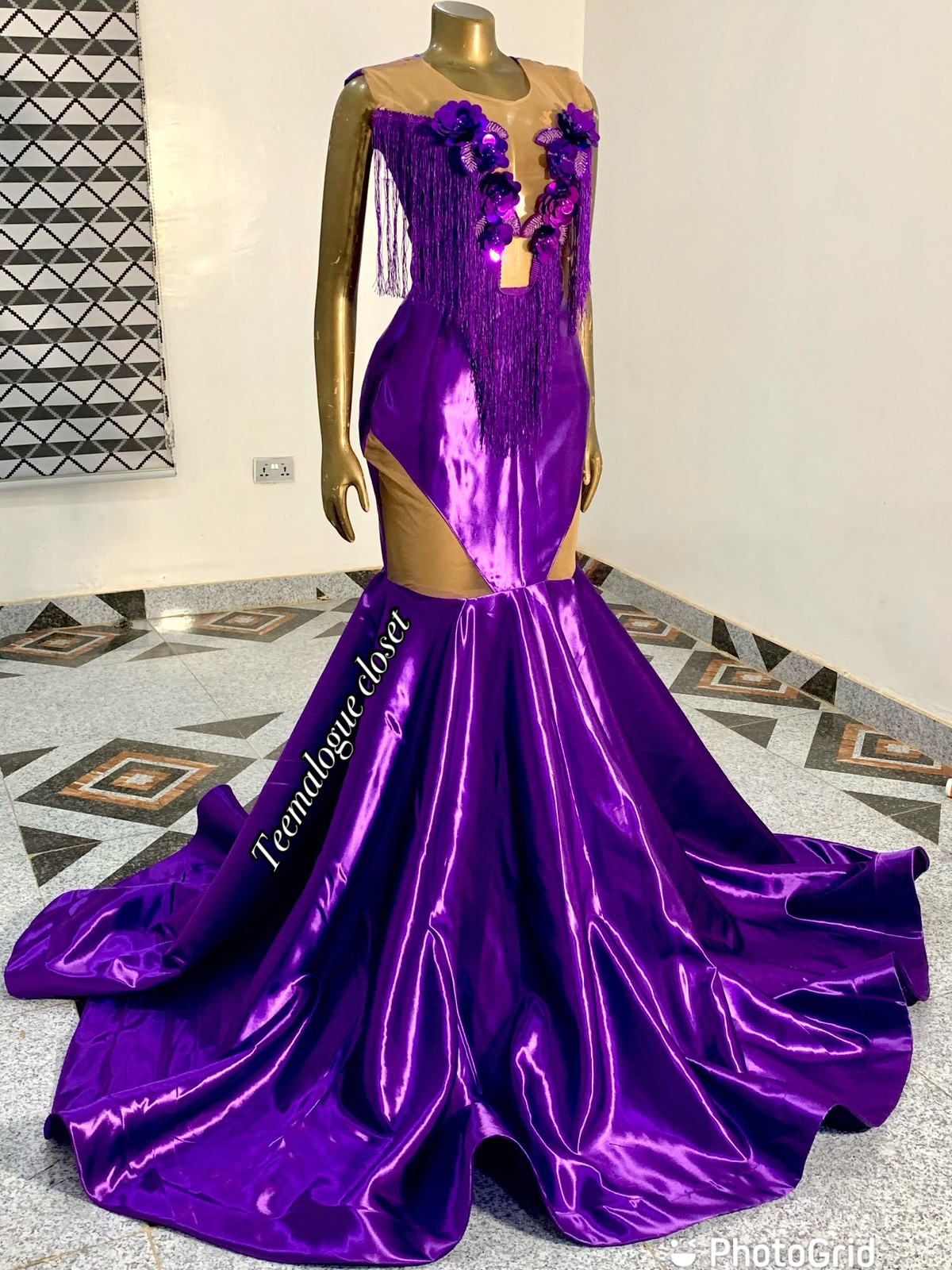Purple Ugly Debs Dresses Shop Tacky Prom Dress Flash Sales