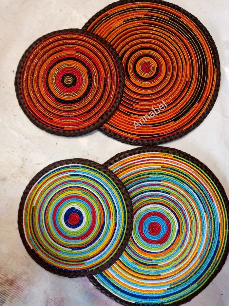 African table mats by bellaacrafts Table cloth & sets Afrikrea