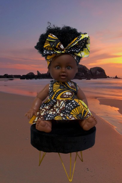 AZANIA Black Doll By Gdustylart Dolls ANKA