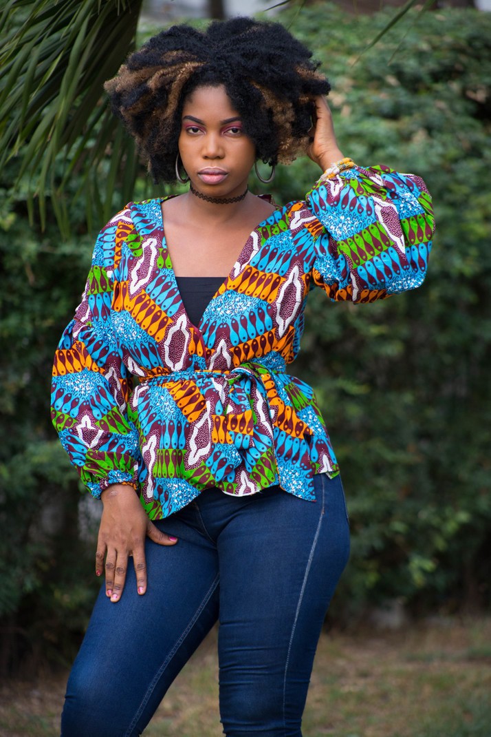 african wrap top