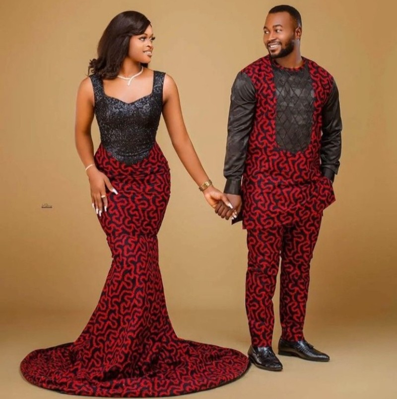 African couple matching dashiki, Nigeria couple clothing by beautymefa