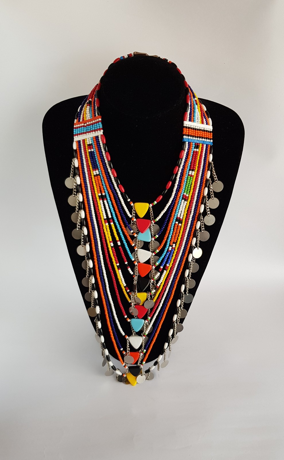 Maasai wedding necklace, African wedding jewelry, Christmas gift