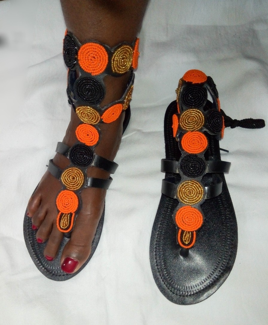 soft leather boho sandals