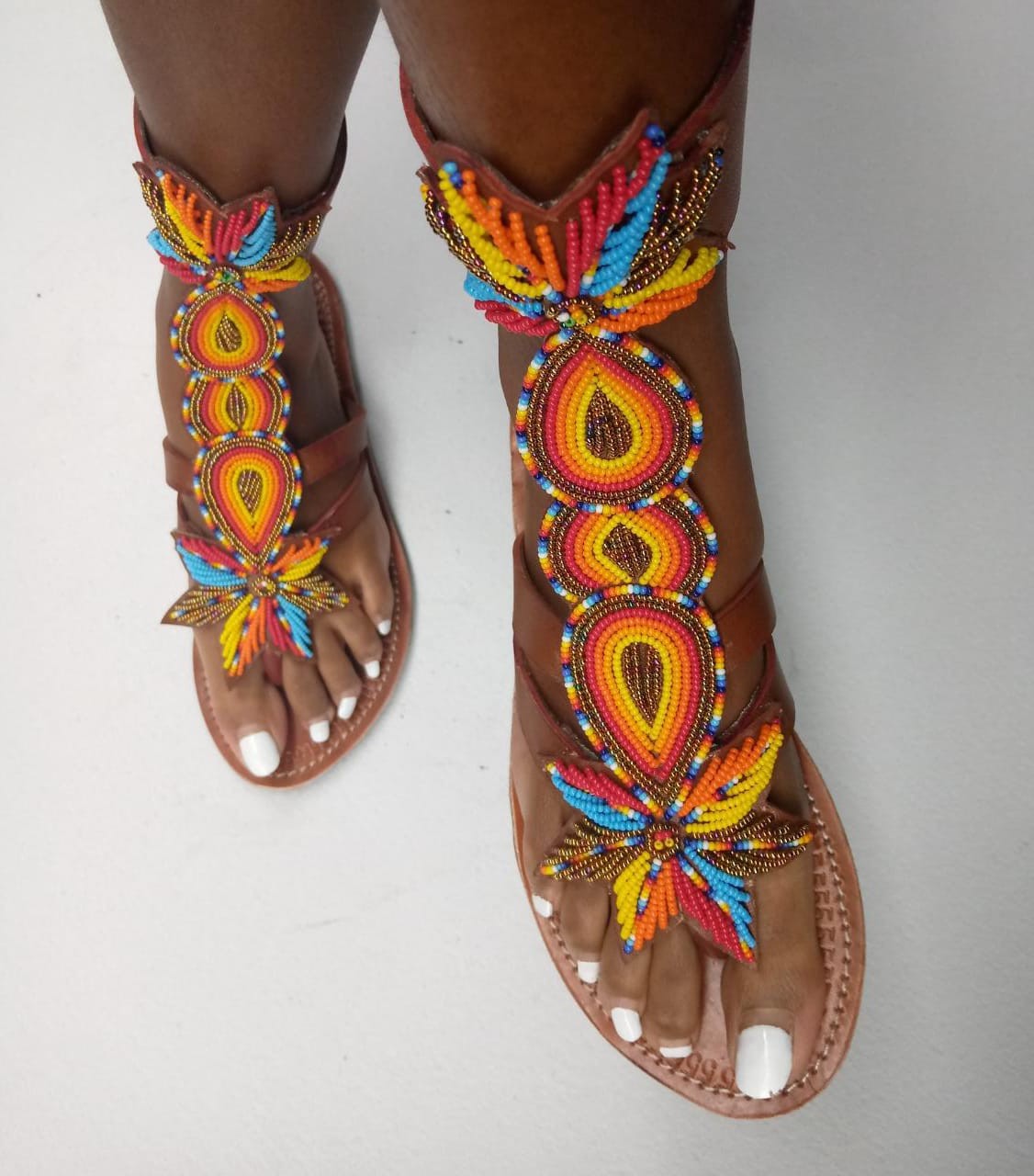 beaded sandals