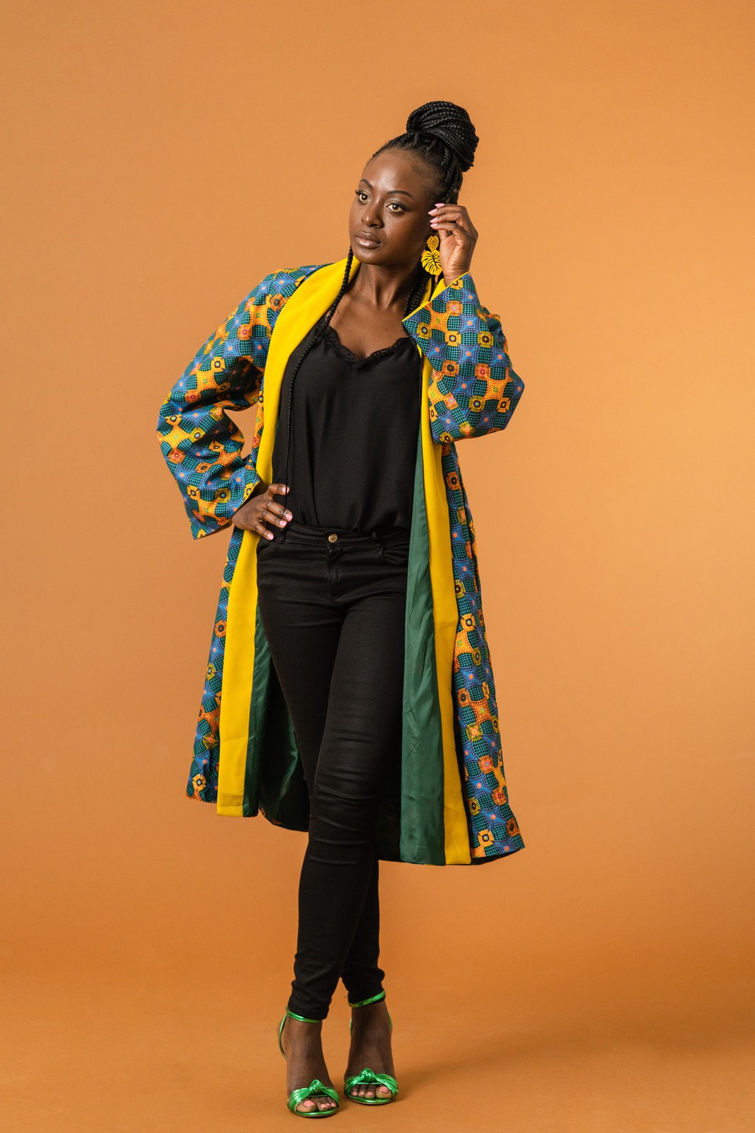 long jacket ankara styles