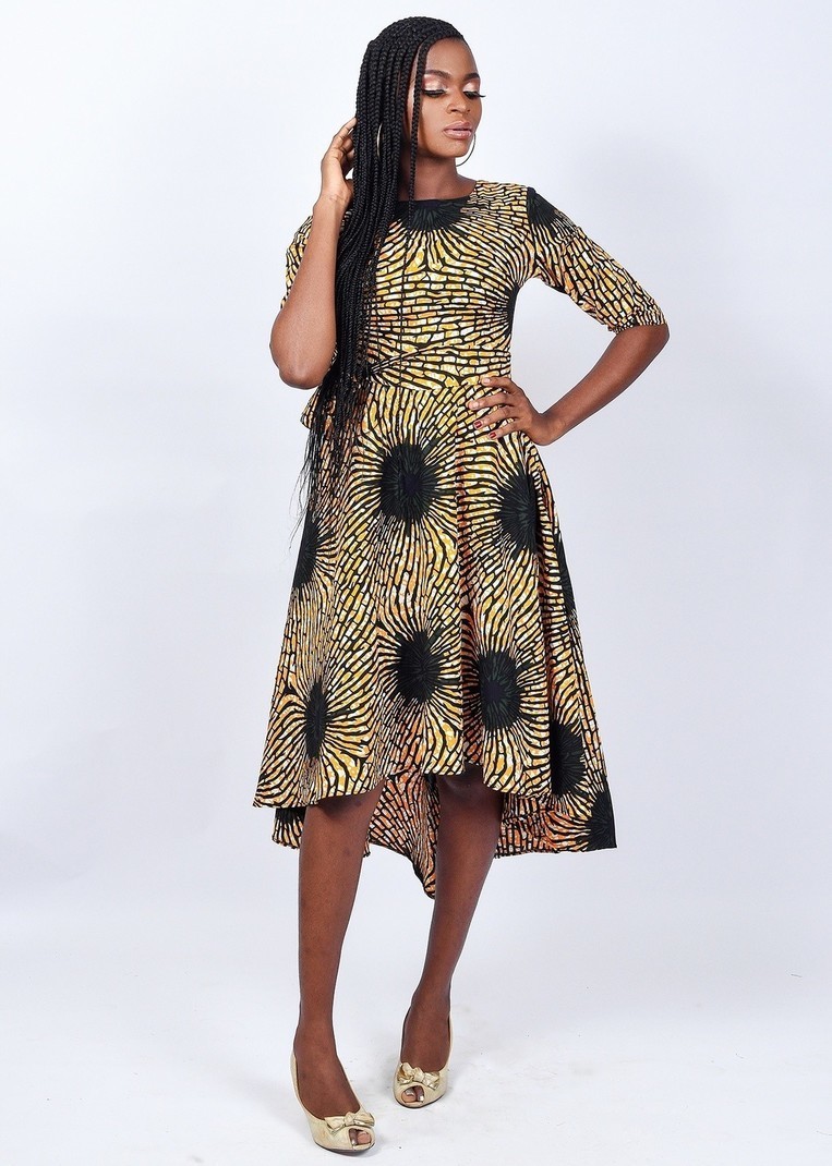 high low ankara dresses