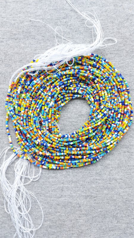 how to tie african waist beads