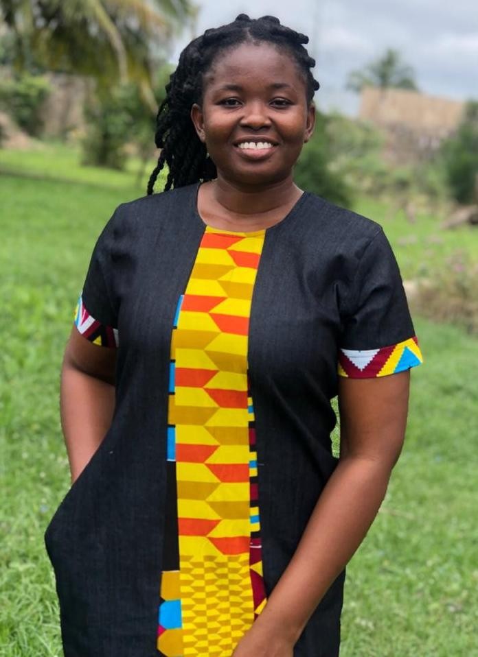 jean dresses with african print