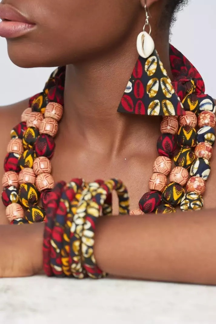 ankara bangles African fabric jewellery Bracelets