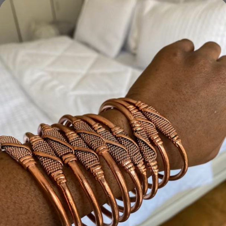 Copper bracelets / African bungles / African bracelets by actsafrica