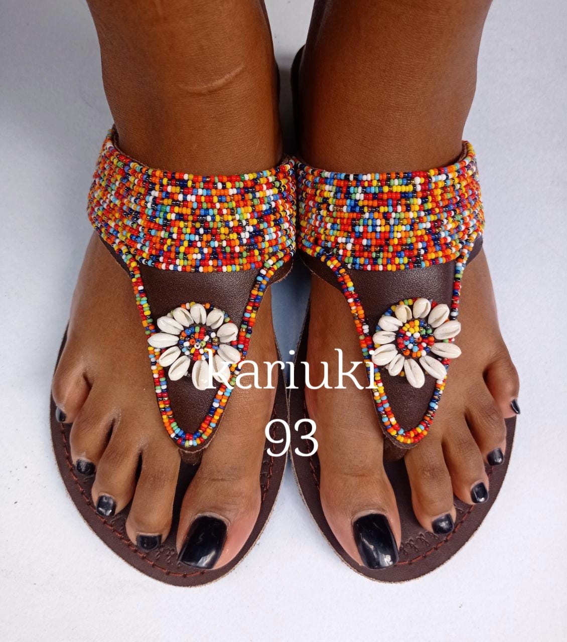 Kenyan sandals/African Beaded sandals/women sandals/gift for her/Flipfl