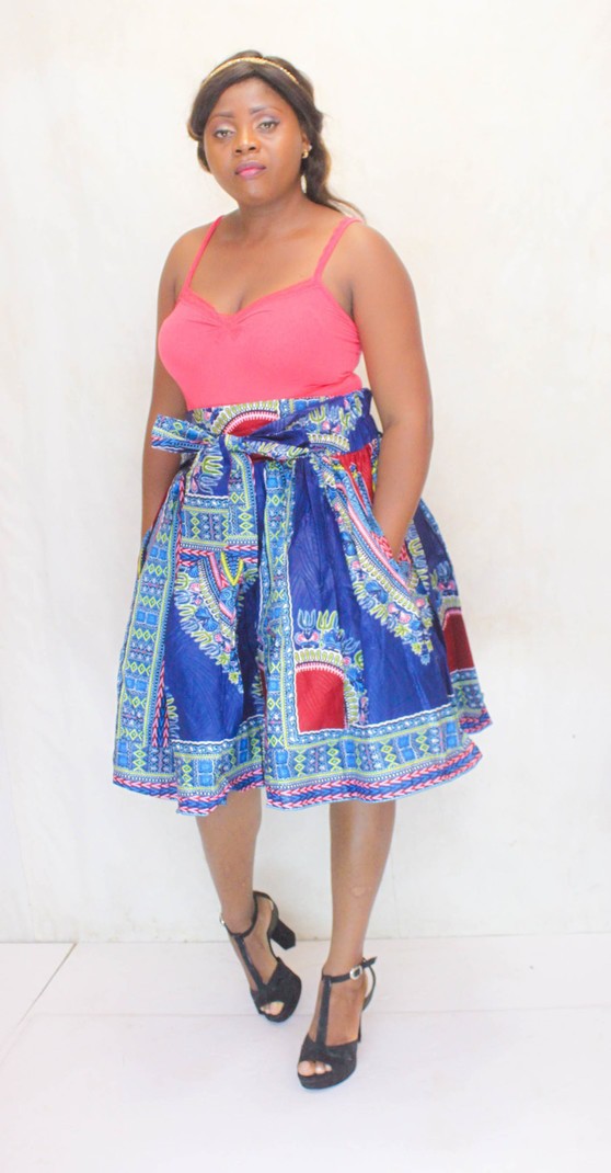 dashiki skirt plus size