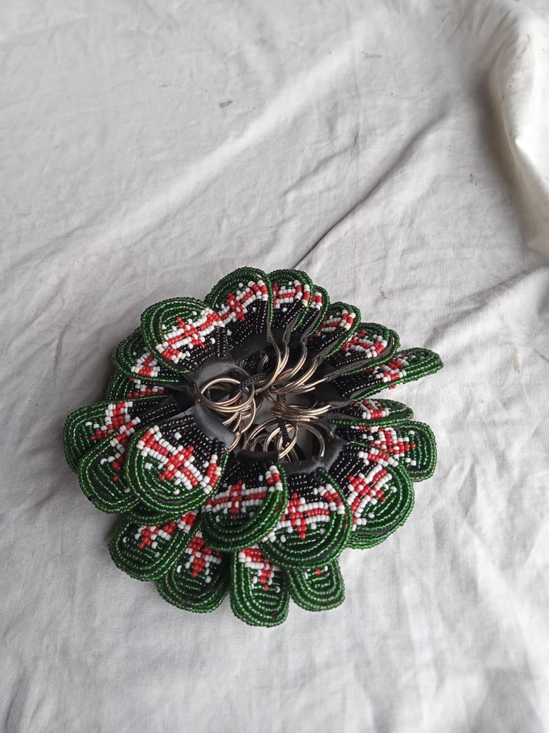 Kenyan beaded key holder by smcollections Jewel Sets Afrikrea