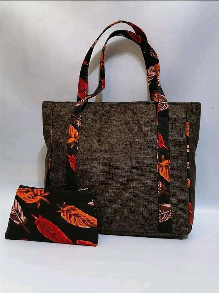 Ankara print tote bag, African print wax bag, Kenyan tote bag, Kitenge