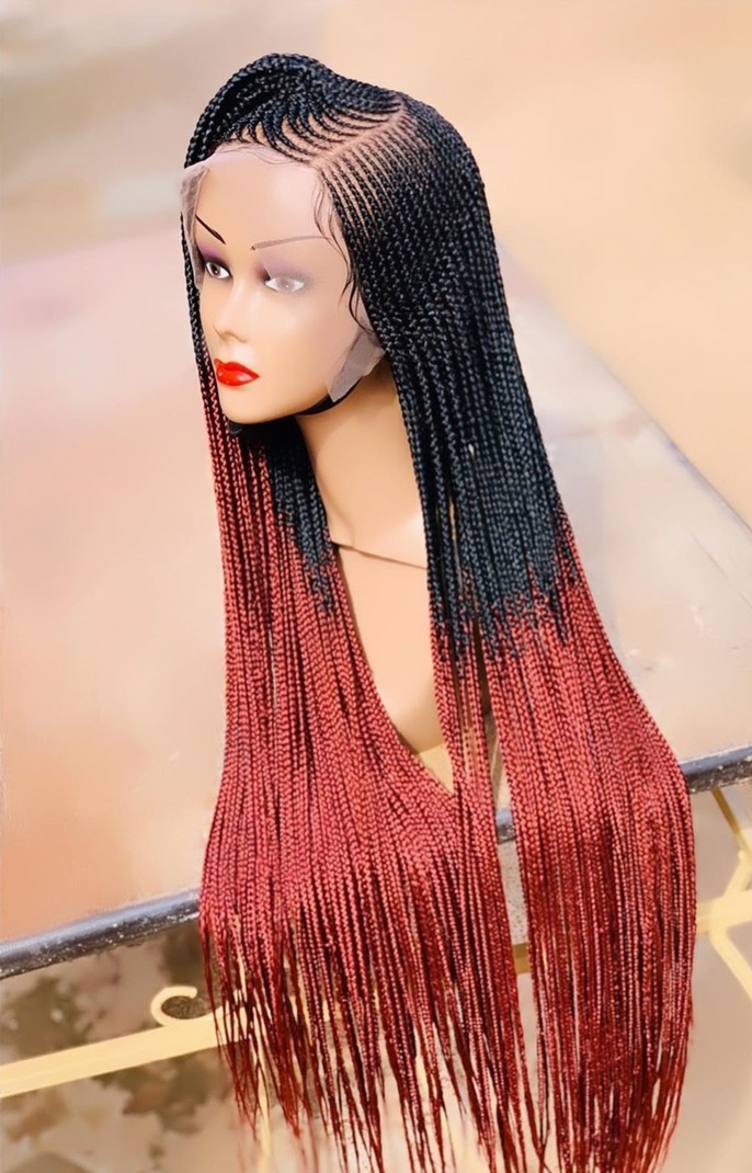 2 color wig