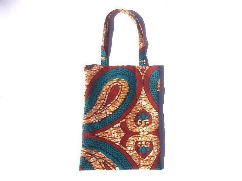 Vanity Bag in African Wax Fabric; Mini Tote Bag in Wax; Wax Fabric Storage Kit; Wax pouch