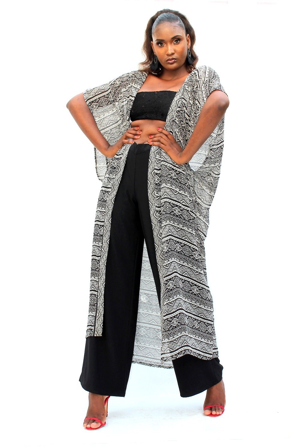 LINA chiffon cape LINA chiffon cape