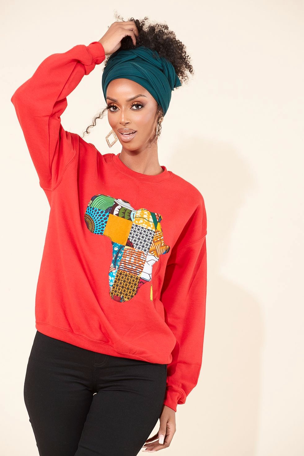 Ethnic Africa African Style Women Sweatshirt Casual Hoodie Tshirt T Hoodies Cropped Crop Tops Ethnic Africa African Style Women Sweatshirt Casual Hoodie Tshirt T Hoodies Cropped Crop Tops