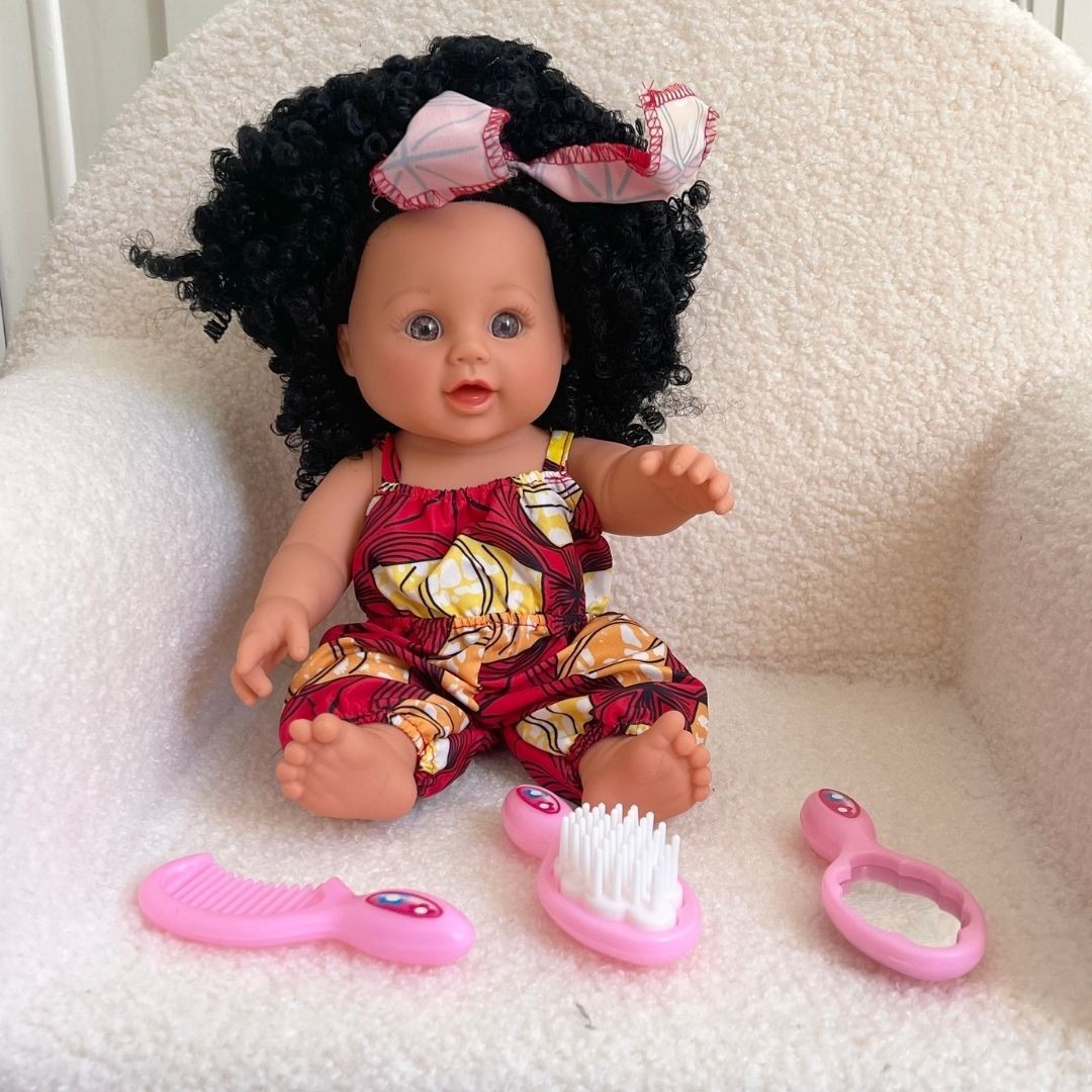 Metis Naleya Doll With Curly Hair By Waxxxanda Dolls Afrikrea