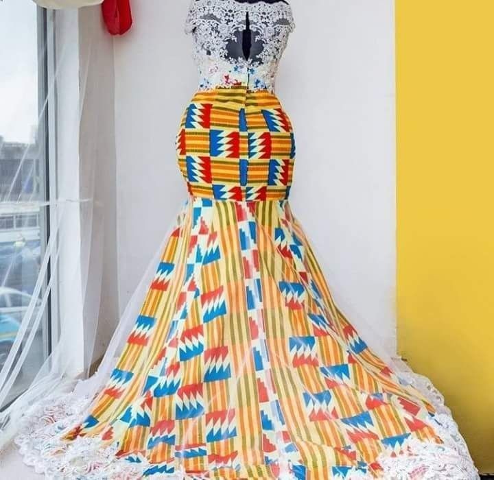 Gorgeous feminine kente style by 