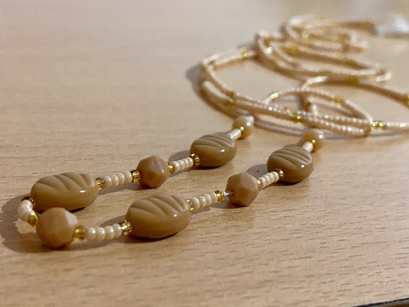 pearl waist beads