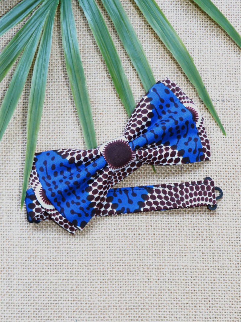 Unisex double bow made of wax