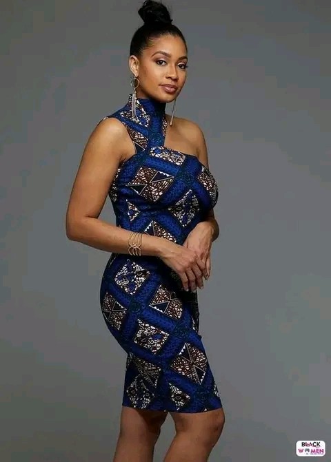 Elegant African print dress by osgood-s 