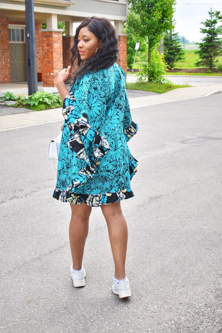 Jennie Short Ankara Bubu Dress Short Dresses Casual Dresses, Turquoise,  Petite, Tall, All Ankara, Casual, Ankara/wax, Mixed Print, For Her, Ankara,  | hartowijaya.com