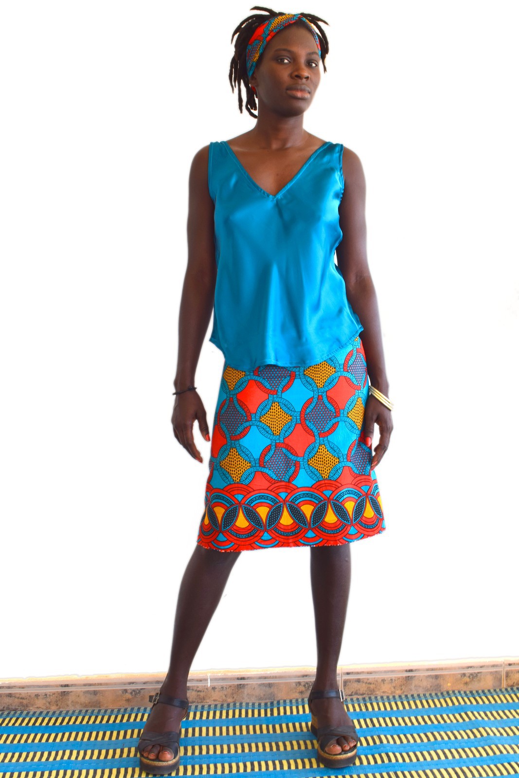 flared ethnic skirt