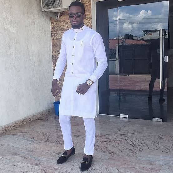 all white african outfit