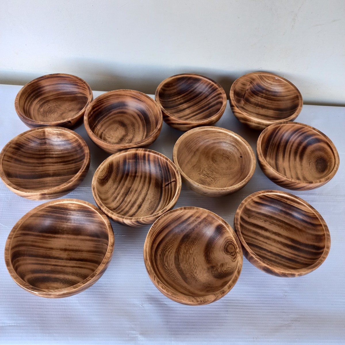 Candle Bowls, DIY Candle Bowls, Wooden Candle Bowls, Farmhouse Rustic Afrikrea