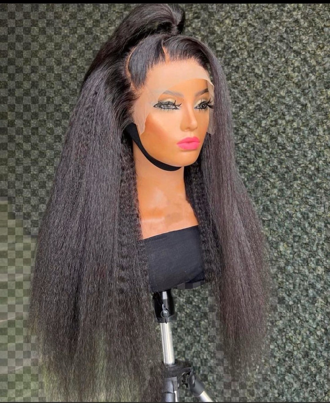 Kinky hair wig by Wigs Afrikrea
