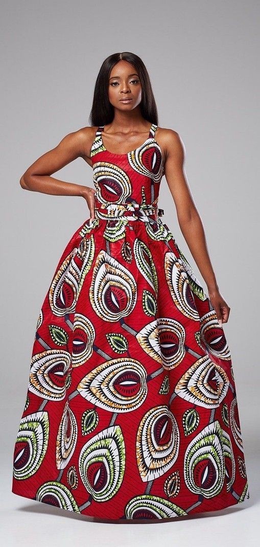 Ankara ladies' dress by obj-couture 