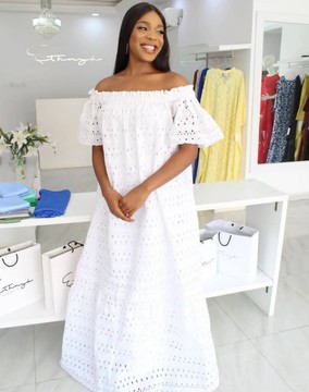 robe courte en lessi