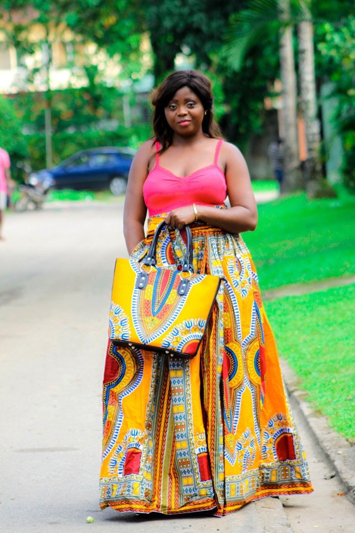 dashiki skirt plus size