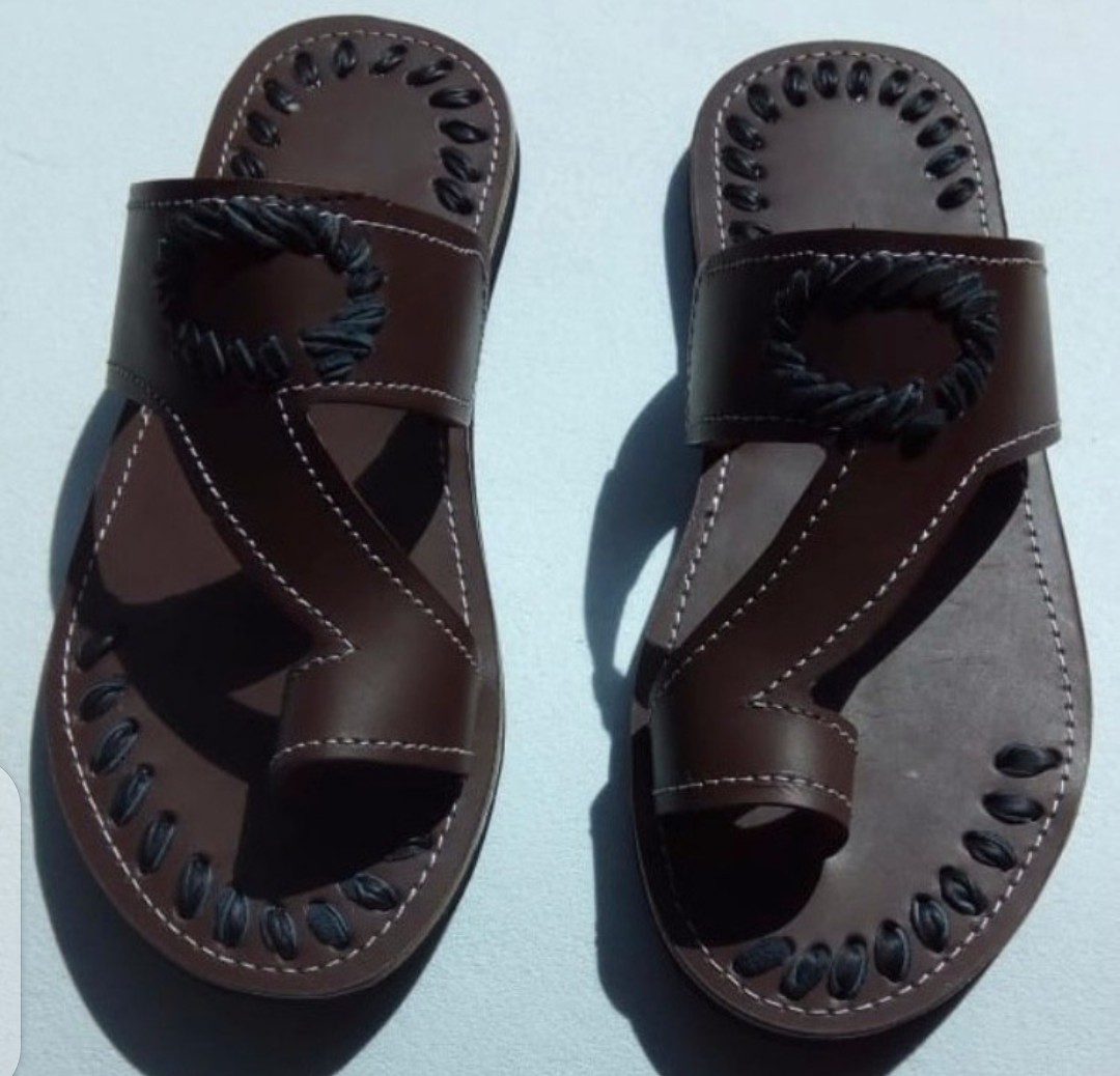 Maasai leather men sandal by africana-sandal - Sandals, flip flops -  Afrikrea