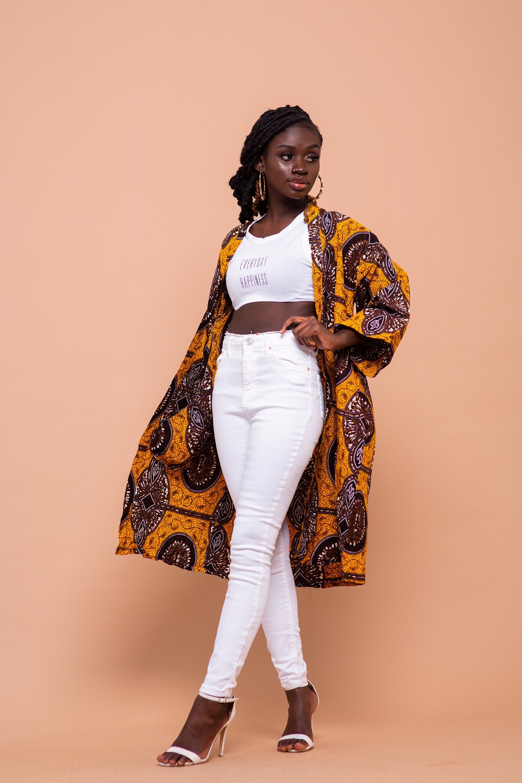kimono ankara jacket