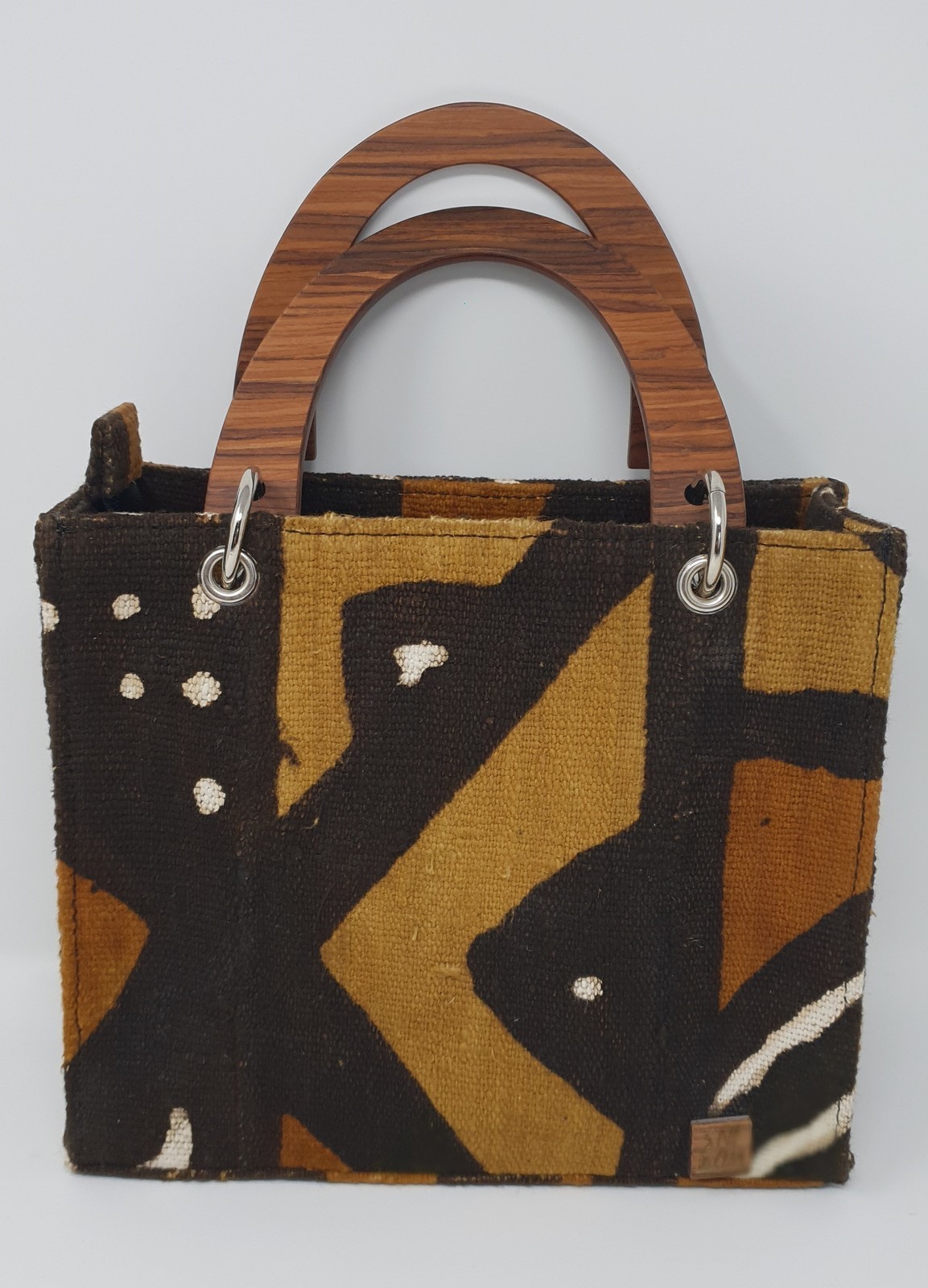 Blanco Bamboo Mud Cloth Bag 1 main image 1