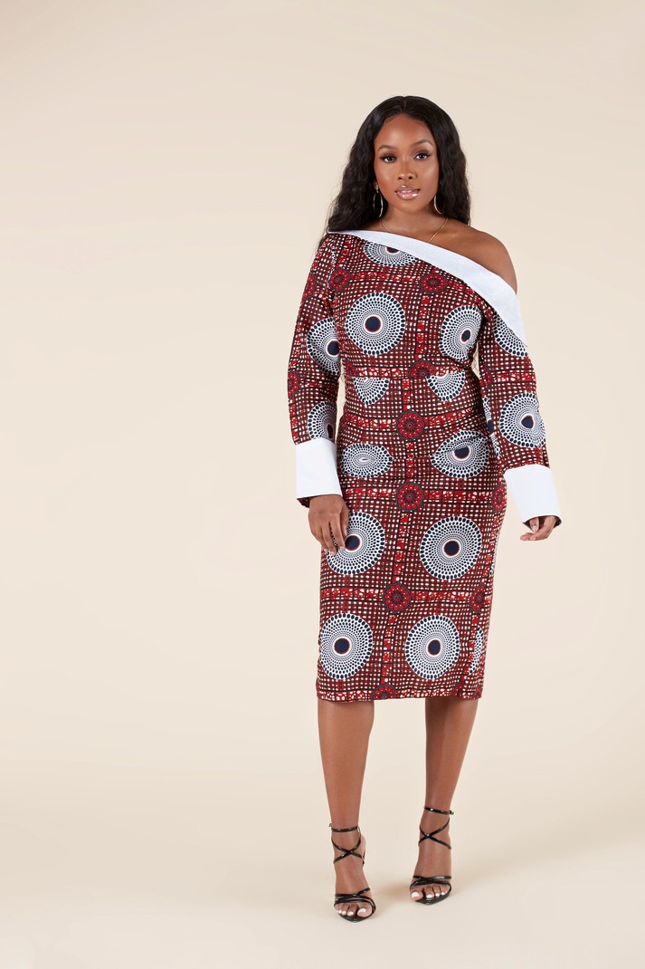 midi dress length inches