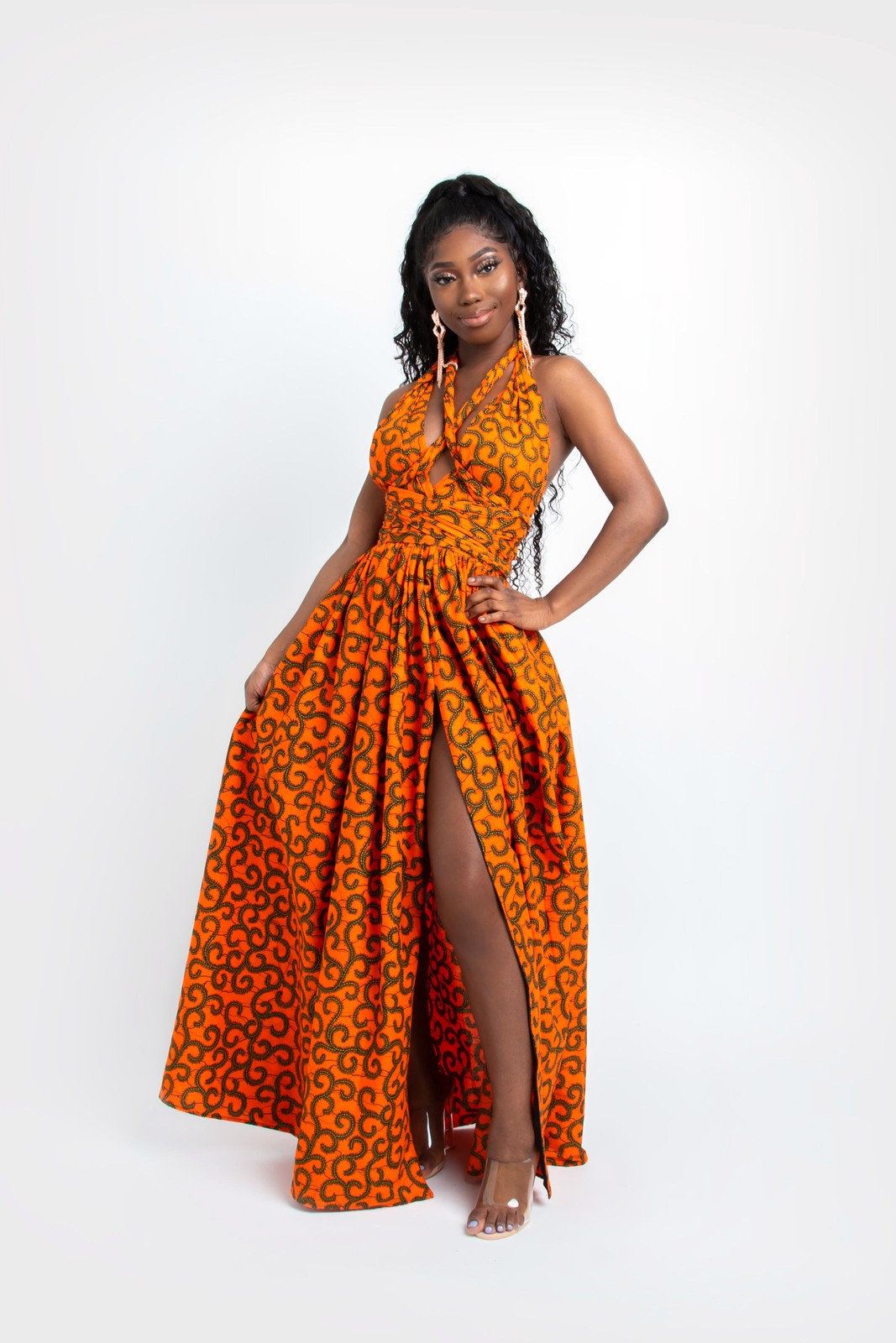ankara infinity dress