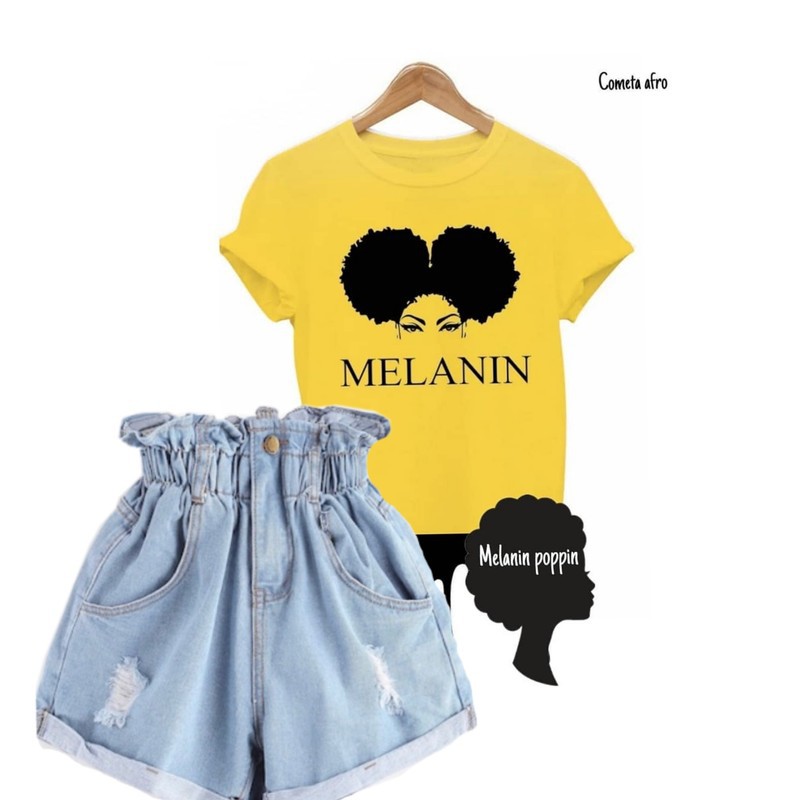 melanin t shirt dress