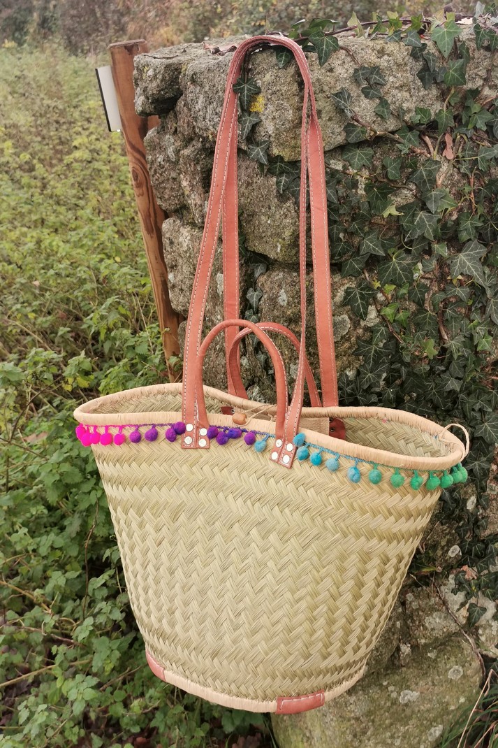 panier courses paille