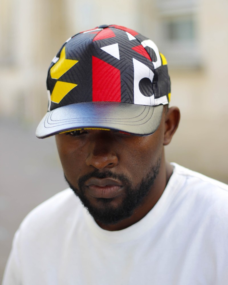 wax and faux leather cap by kabangondo 