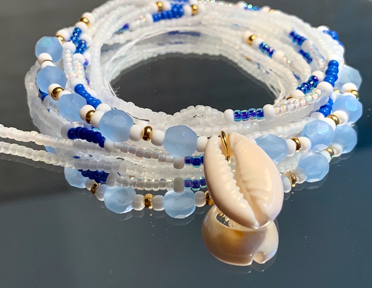 pearl waist beads