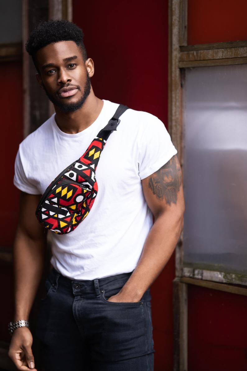 kente fanny pack